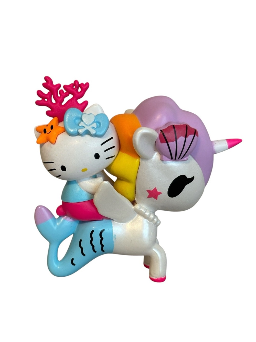 Tokidoki Hello Kitty Series 2 Mermicorno Figure Vinyl White Multi